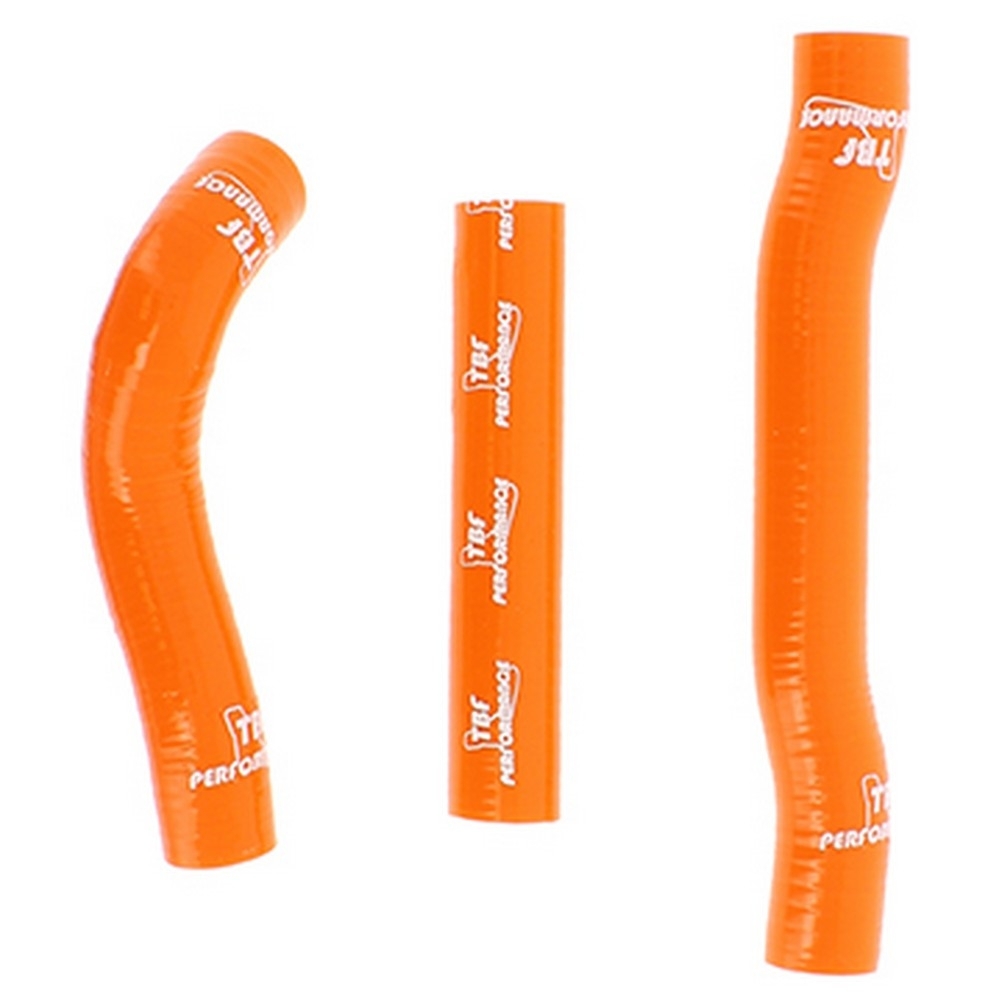 Fast Pro silicone rinforzato radiatore kit tubi per EXC 400 450 525 02-06 arancione